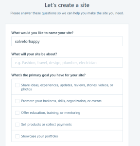 sign-up with WordPress