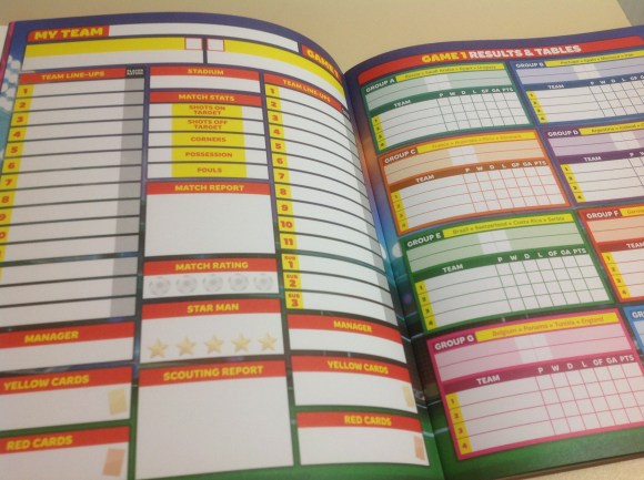 MATCH FIFA WORLD CUP DIARY - TEAM LINE UP - Results and Tables 1