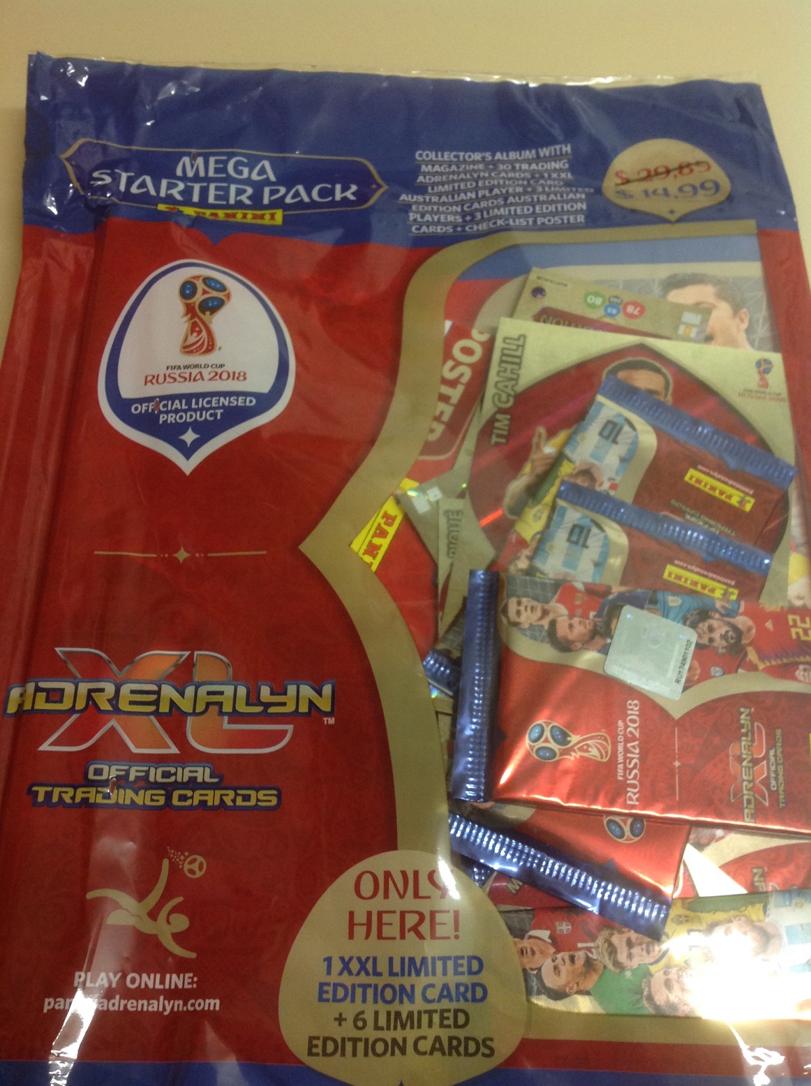 PANINI ADRENALYN XL MEGA STARTER PACK