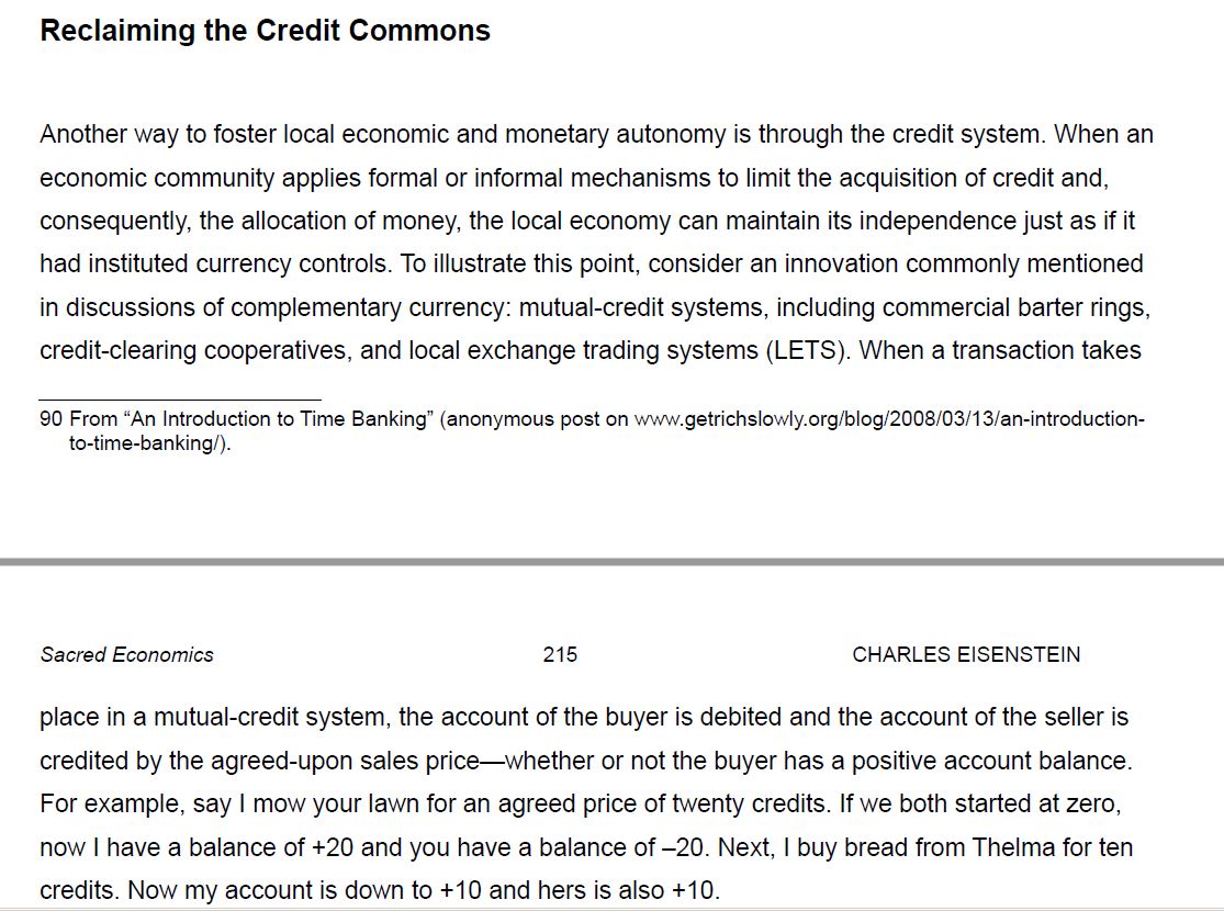 aa reclaiming credit commons