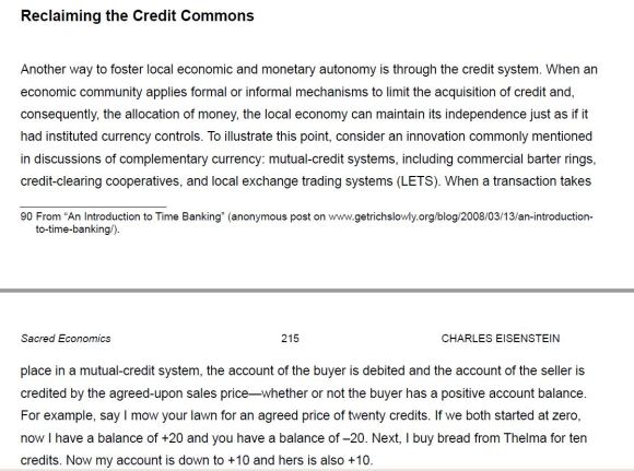 aa reclaiming credit commons